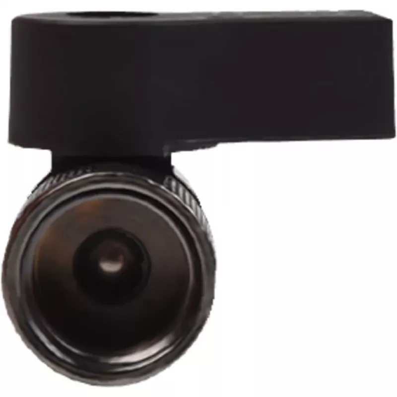 Alphacool 2-way ball valve G1/4 - Melns Nickel (17354)