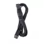 CableMod Universal Pro ModMesh 16-pin to 16-pin kabelis, apvalkots, StealthSense - melns, 60 cm
