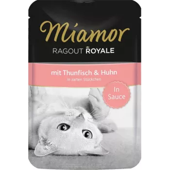 Miamor Royal sautējums mērcē ar tunzivi un vistu