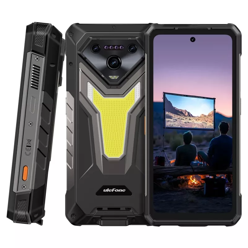 Viedtālrunis UleFone Armor 34 Pro (Plus) 16/512GB 5G, izturīga Android ierīce, 16 GB RAM, 512 GB krātuve, 5G savienojamība