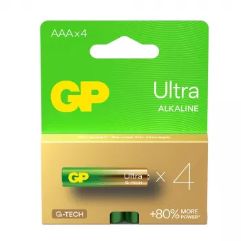 Alkaline Batteries LR03 /AAA GP Ultra 4PCS.
