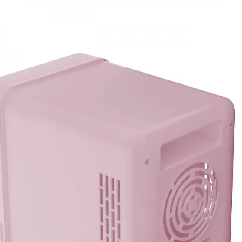 Mini ledusskapis ar LED kosmētikas spoguli Elle ESDAFX04PUEU 4 L, violets