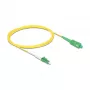 DeLOCK InfiniBand/optiskās šķiedras kabelis 2 m LC SC Dzeltens 83861