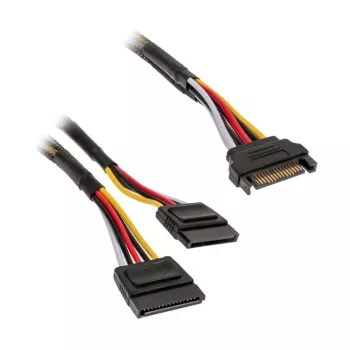Akasa SATA strāvas Y-kabelis - 30cm 2-gab. iepakojumā - Kabelis - Digitālais/Datu