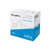 LANBERG tīkla kabelis Cat6 U/UTP LCU6-11CU-0305-S, 305 m, 23 AWG, pelēks, HDPE apvalks