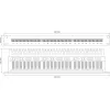 Alantec PK013 - Gigabit Ethernet - RJ-45 - Cat5e - U/UTP (UTP) - 22/26 - Melna (PK013)