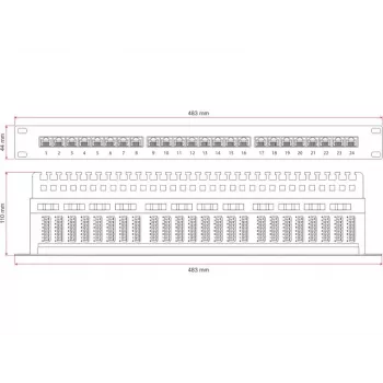 Alantec PK013 - Gigabit Ethernet - RJ-45 - Cat5e - U/UTP (UTP) - 22/26 - Melna (PK013)
