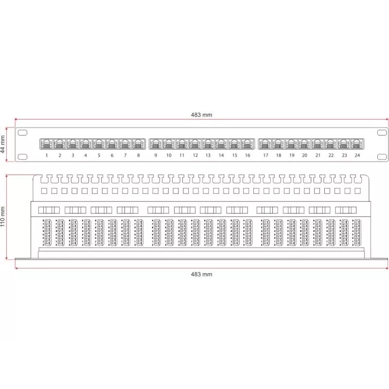 Alantec PK013 - Gigabit Ethernet - RJ-45 - Cat5e - U/UTP (UTP) - 22/26 - Melna (PK013)