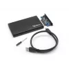 Sbox HDC-2562B 2.5 ārējais cietā diska korpuss Blackberry Black