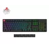 Bezvadu mehāniskā tastatūra Keychron K10 RGB Melns, kompakts izkārtojums, RGB fona apgaismojums, Bluetooth un USB-C