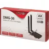 Iekšējā WLAN Bluetooth karte Inter-Tech DMG-36 5400 Mbit/s Wi-Fi 6