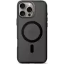 Telefona mugursoma Decoded iPhone 16 Pro Max — caurspīdīgi melna, pārstrādāta plastmasa Rūdīta stikla ekrāna aizsargs