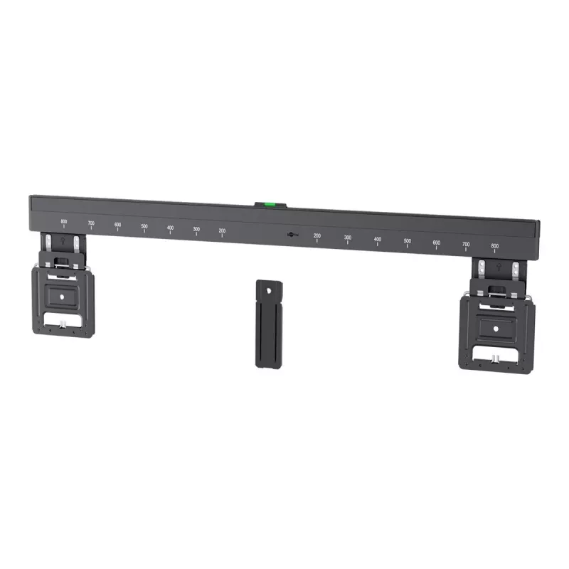 Fiksēts TV sienas stiprinājums WENTRONIC Goobay Ultraslim 70822 XL melns plakanajiem ekrāniem