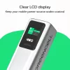 Portatīvais akumulators Green Cell PBGC25UD, 25200 mAh, Li‑Ion, 140 W kopējā jauda, 2× USB‑C + 1× USB‑A, OLED displejs, alumīnija korpuss