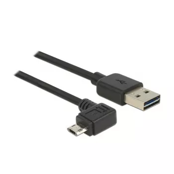 USB kabelis DeLOCK 83853 USB 2.0 2 m USB A Micro-USB B Melna
