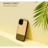 Telefona maciņš man and wood iPhone 12 mini — Bamboo Forest Melns