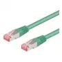 Wentronic Goobay CAT 6 komutācijas kabelis, S/FTP (PiMF), zaļš, 1 m - LSZH bezhalogēna, varš (68289)
