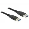 USB kabelis DeLOCK 85061 USB 3.2 Gen 1 1.5m melns