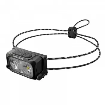 Galvas lukturis Nitecore NU21 360 lūmenu Midnight Shadow — kompakts uzlādējams galvas lukturis, 360 lm jauda