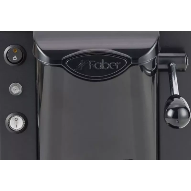 Kafijas kapsulu automāts FABER Slot Plast pusautomātisks 1,3 l ūdens tvertne, 500 W, melns, 1 krūzei