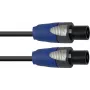 Skaļruņu kabelis PSSO LS-1530 Speakon 2×1,5 mm² 3 m, melns