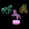 Manta SNL116RGB RGB 3D zirgu dekoratīvā LED lampa