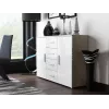 Cama viesistabas kumode UNI sonomas ozols/balts glancēts