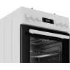 Gāzes plīts virsma un elektriskā cepeškrāsns BEKO FSM51339DWDS 50 cm, balta, energoefektivitātes klase A