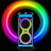 Pārnēsājams skaļrunis MANTA SPK0601B100, 100 W, Bluetooth, karaoke, bezvadu mikrofons, baterija, ekvalaizers, disko apgaismojums