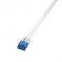 Logilink SlimLine - komutācijas kabelis - RJ-45 (V) - RJ-45 (V) - 50 cm - UTP - CAT 6 - Balts (CF2021U)