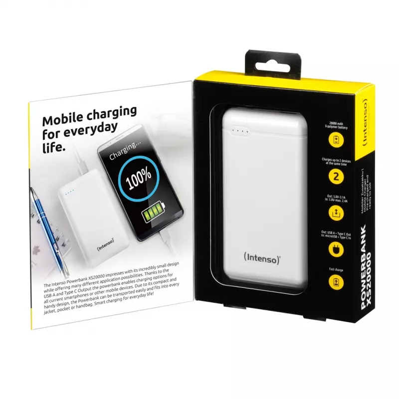 Intenso XS20000 ārējais akumulators 20000 mAh