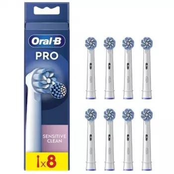Rezerves zobu birstes galviņas Oral-B EB60-8 — Sensitive Ultra Thin, iepakojumā 8 gab.