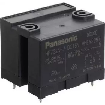 Panasonic PCB relejs 24 V/DC 20 A 2 normāli atvērti kontakti HEV2AN-P-DC24V 1 gab. (HEV2AN-P-DC24V)