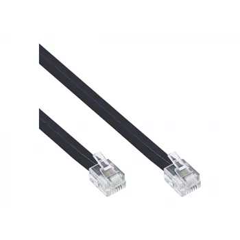 InLine modulārais kabelis RJ12 vīrišķais / vīrišķais 6P6C 20 m