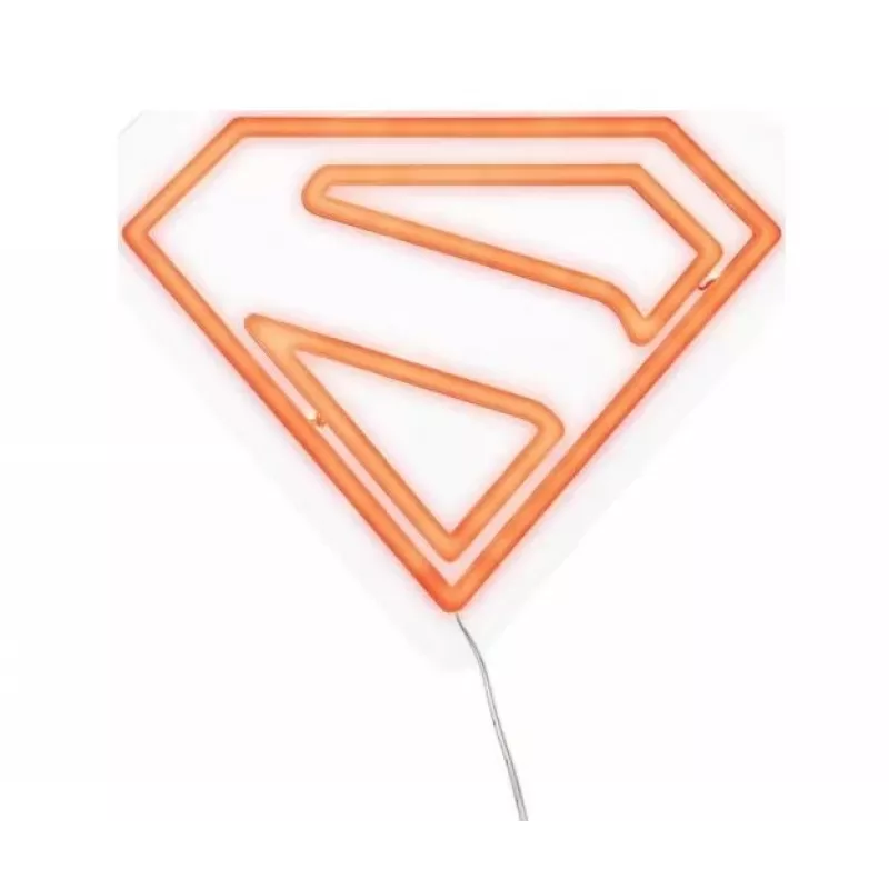 Pie sienas montējama LED neona gaisma Paladone Superman PP14478SMTVN, dekoratīvs sienas zīme