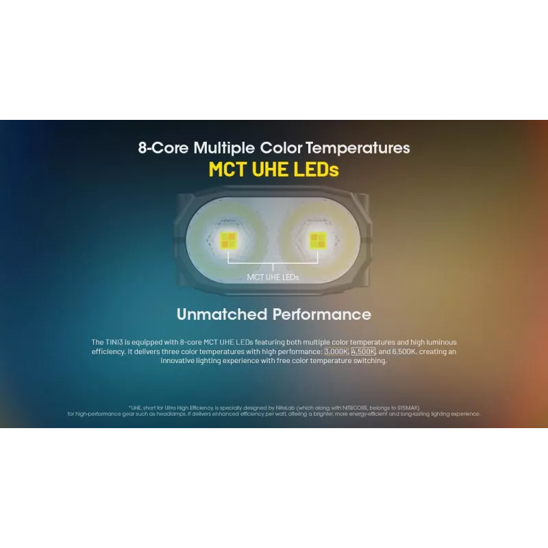 Atslēgu piekariņa lukturītis Nitecore TINI3 melns 600 lm USB uzlādējams