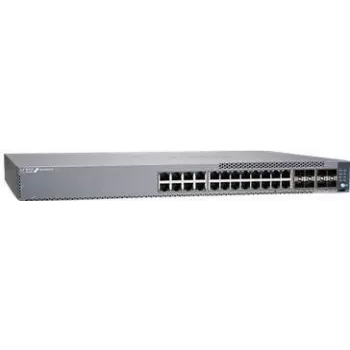 Juniper EX4100-F 24-Port 10/100/1000BaseT PoE+, 4x 10G SFP+ Uplink porti, 4x 10G SFP+ Stacking porti (optika tiek pārdota atsevišķi) ar Standard SW. TAA atbilstība. (EX4100-F-24P)