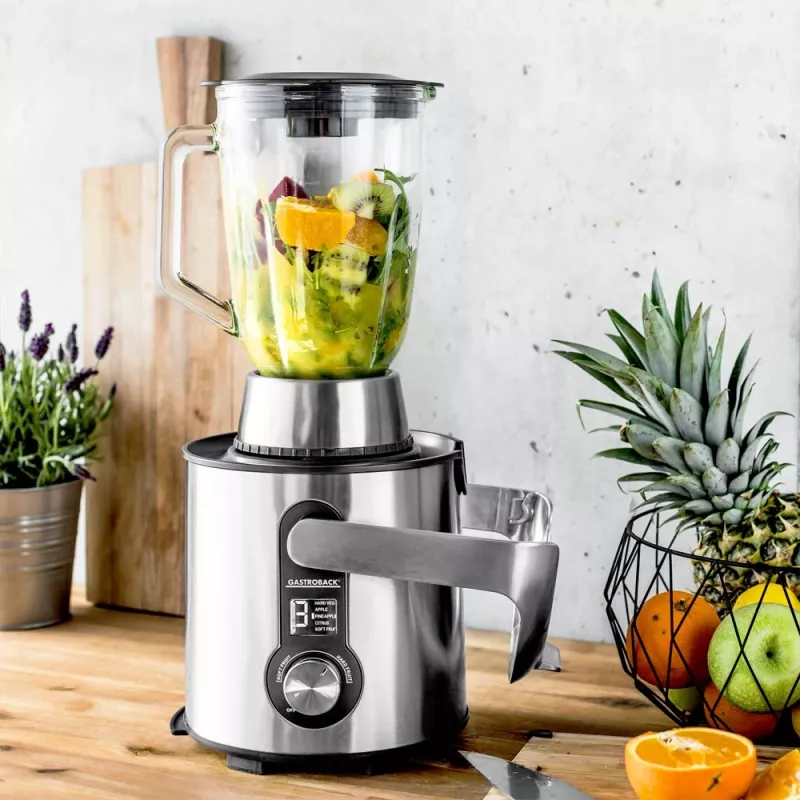 Centrbēdzes sulu spiede Gastroback Design Digital Pro 1300 W Melna Nerūsējošais tērauds