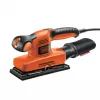 Orbitālā slīpmašīna Melns & Decker KA320EKA-QS, 240 W, 91 x 189 mm paliktnis, 2 mm orbīta