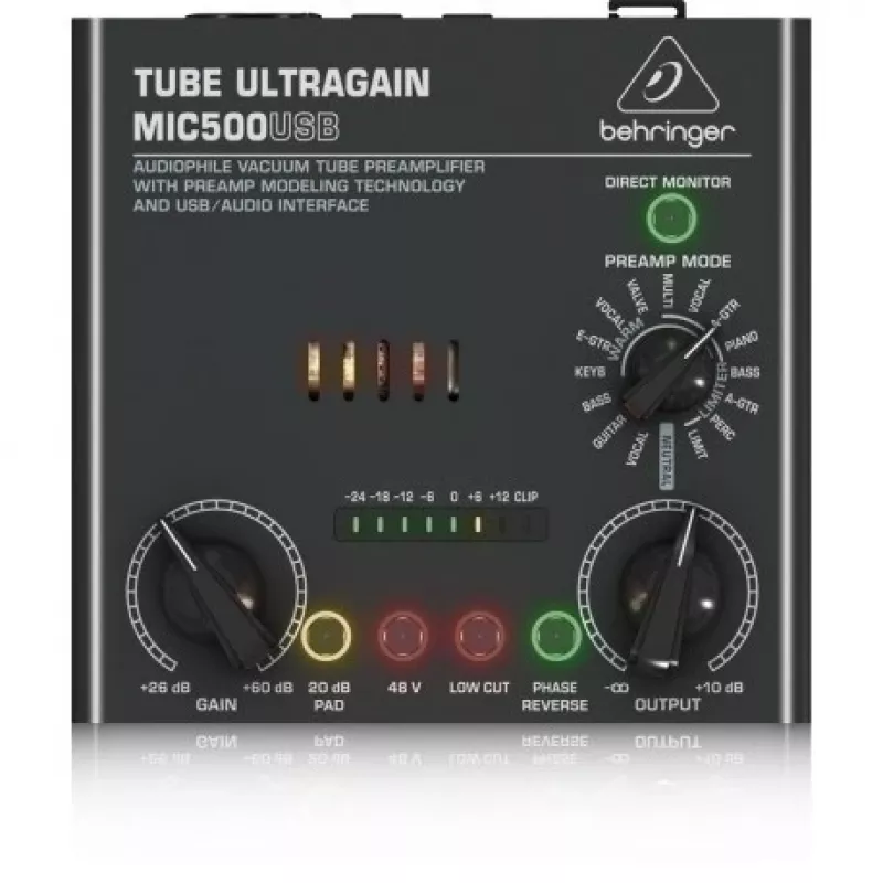 Behringer MIC500USB audio priekšpastiprinātājs