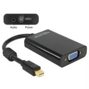 Video kabeļa adapteris DeLOCK 65598 Mini DisplayPort uz VGA 3.5mm