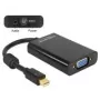 Video kabeļa adapteris DeLOCK 65598 Mini DisplayPort uz VGA 3.5mm