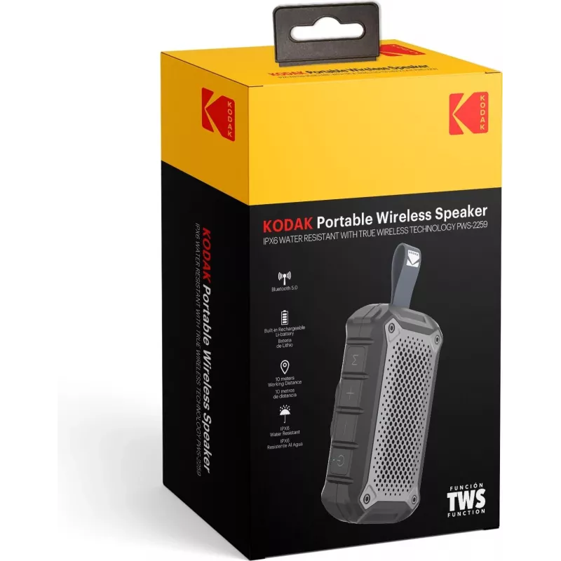 Portable Speaker Kodak PWS-2259, Melns