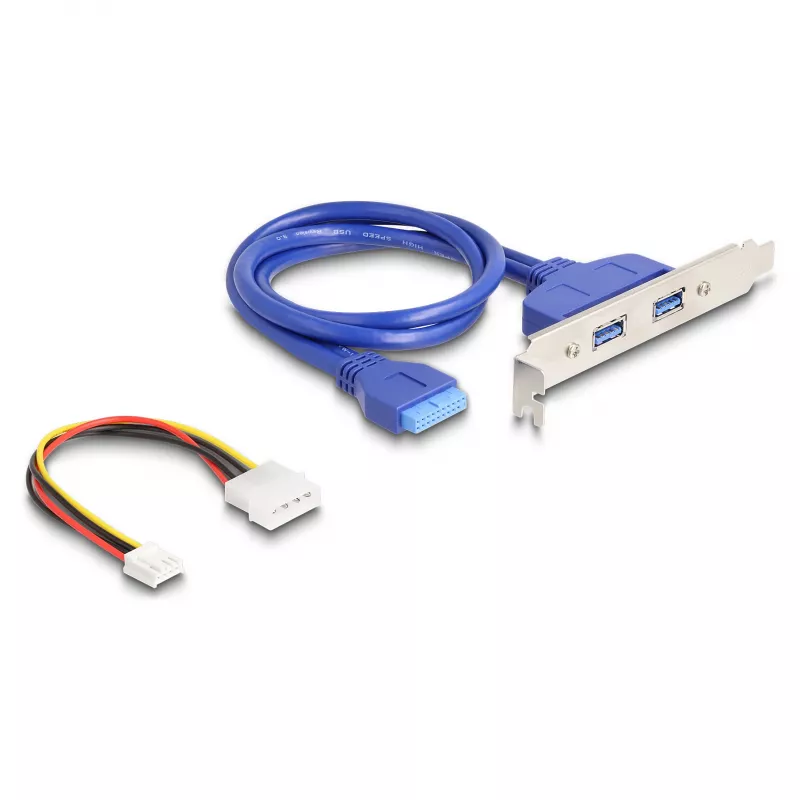 DeLOCK interfeisa kartes/adapteris 61065 Iekšējais USB 3.2 Gen 1 M.2 Vīrišķais