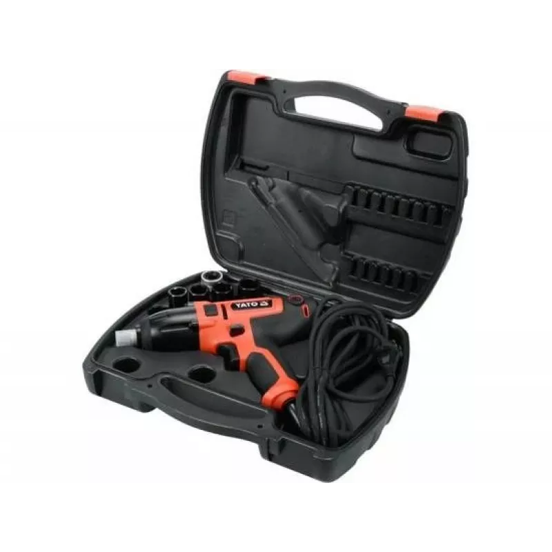 Yato YT-82020 triecienuzgriežņatslēga 1/4 inch 3300 RPM 450 N⋅m melna, sarkana 450 W
