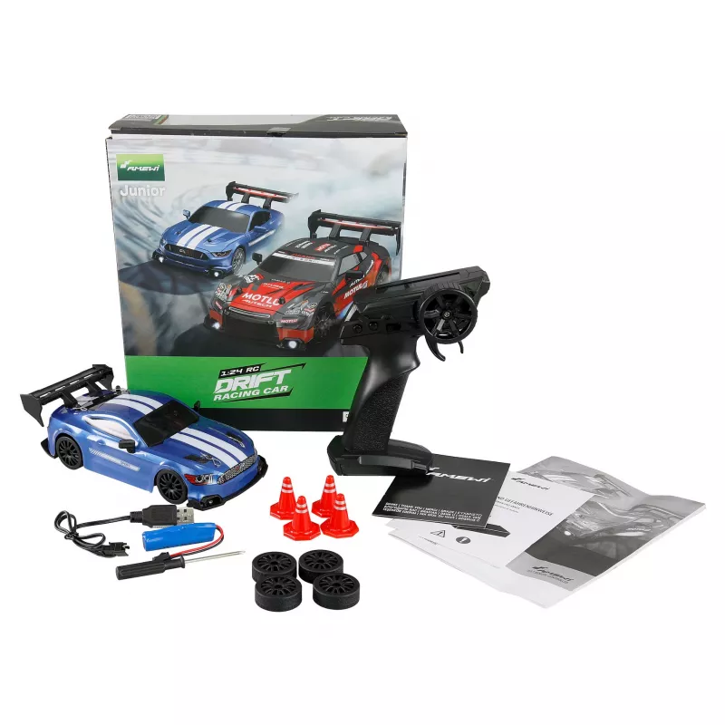 Drift RC auto Amewi 21111, elektrisks 1:24, Li-Ion 500 mAh, no 8 gadu vecuma