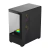 Datora korpuss Darkflash C365 (melns) ar 5 iekļautiem ventilatoriem