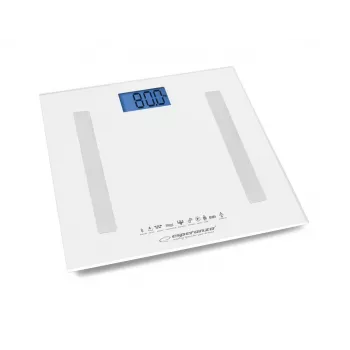 Esperanza EBS016W personīgie svari Square White Electronic personīgie svari