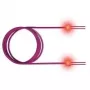 Sacon EasyLan FO LED Patch Cord Premium, Duplex - komutācijas kabelis - SC daudzmodu (V) uz SC daudzmodu (V) - 3 m - optiskā šķiedra - Duplex - 50/125 mikrometrs - OM4 - viršu violets, RAL