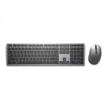 Bezvadu tastatūras un peles komplekts Dell KM7321W Titan pelēka ar iekļautām baterijām